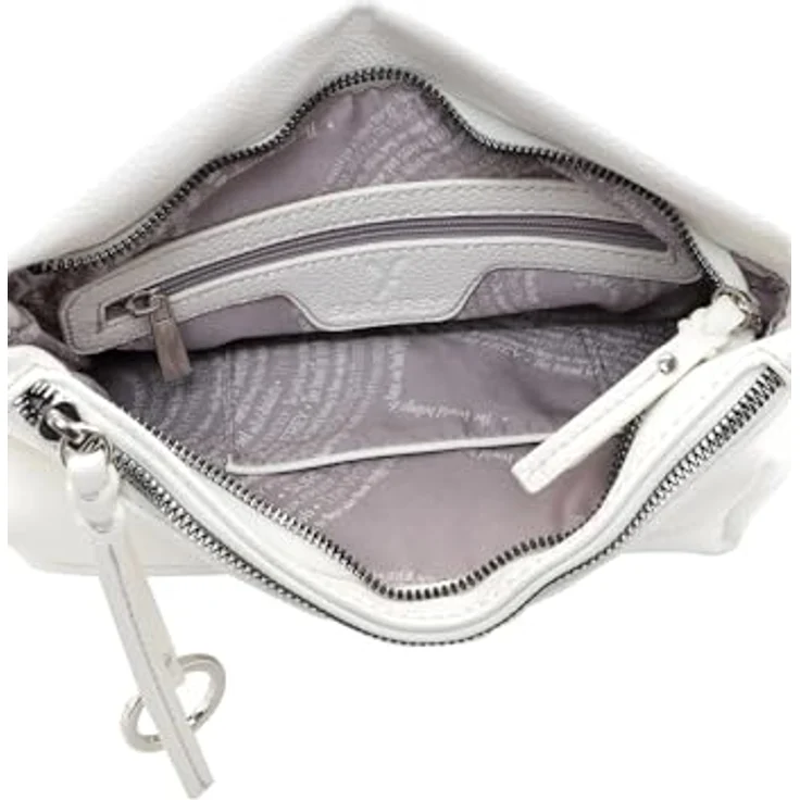 SURI FREY Umhängetasche SFY Debby (1-tlg) in Echtleder-Optik, Reißverschluss, Uni-Design, Logo-Prägung – Bild 7