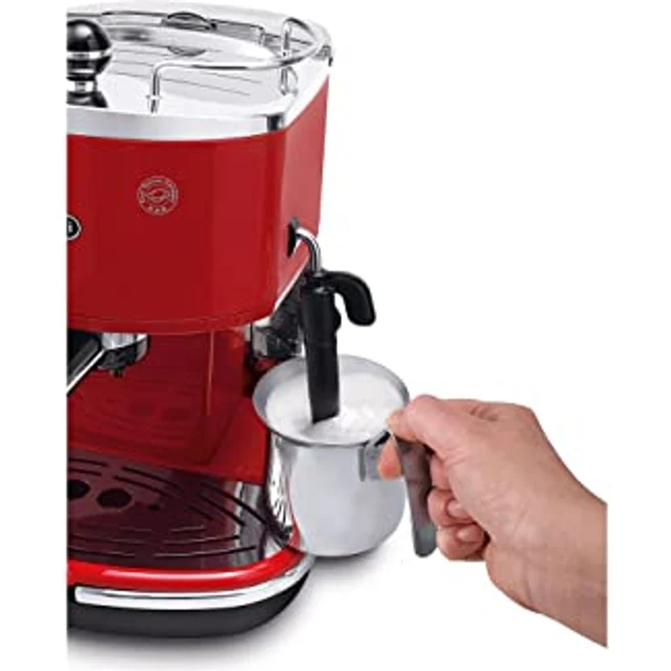 De'Longhi ECO 311.R Icona Vintage Kaffeemaschine, rot – Bild 2