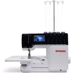 Bernina L 890 Overlock-Nähmaschine, professionelle Nähte & Rollsäume, Cover-/Kettenstich, kombinierte Funktionen, weiß