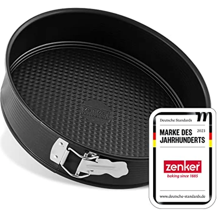 Zenker 3964 Pure Springform 1 Boden 28cm, Stahl, Edelstahl, schwarz – Bild 2