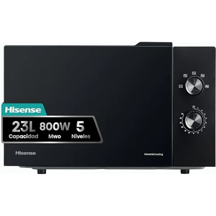 Hisense H23MOBP2H4 Mikrowellenherd Schwarz Flache Oberfläche 23 L 800 W