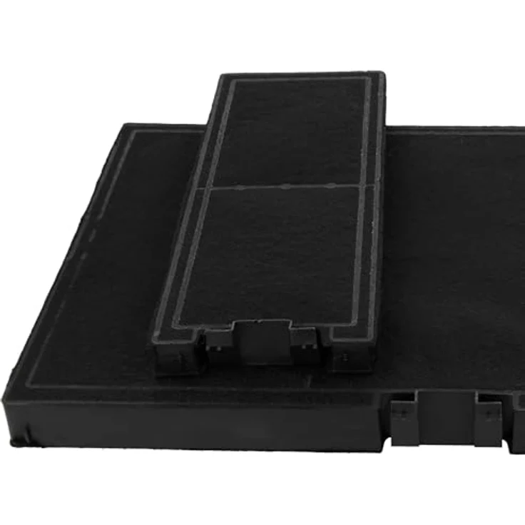 vhbw Filterset kompatibel mit Neff D65IHM1S0B/01, D65IHM1S0B, D65IHM1S0/01, D65IHM1S0, D65IBE1S0B/01 Dunstabzugshaube - Aktivkohlefilter, schwarz – Bild 5