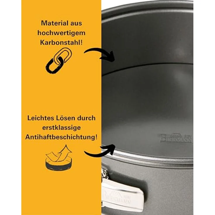 RBV Birkmann 881020, Easy Baking, Springform mit einem Boden, Ø 26 cm – Bild 4