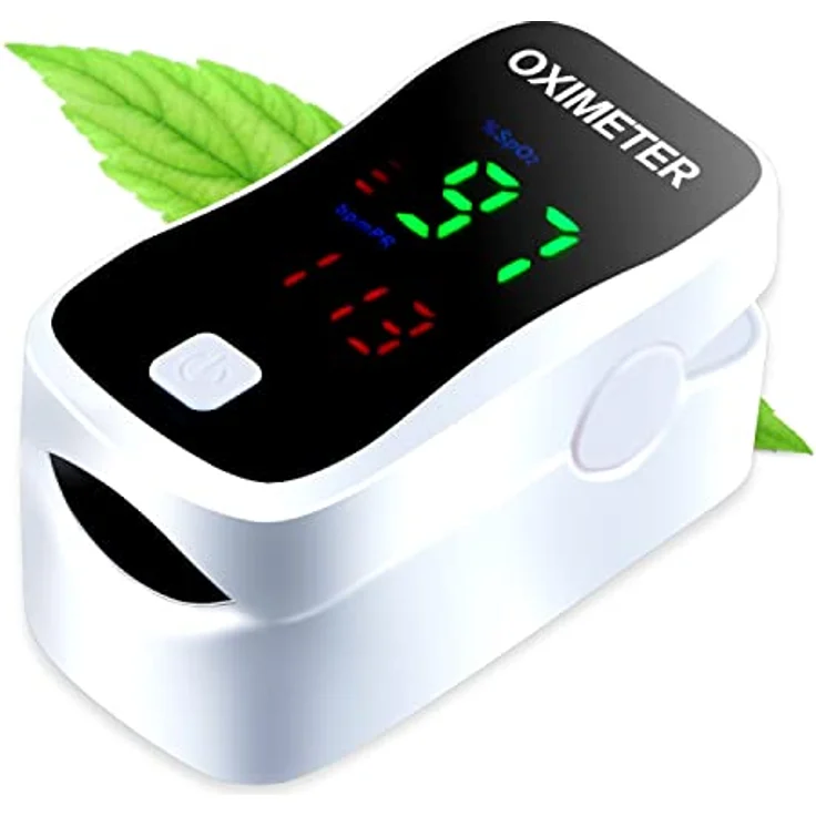 Pulsoximeter | Blutsauerstoffmessgerät | Oximeter | Fingeroximetergerät | Pulsmesser | Sauerstoffsättigung | OLED Display | SpO2 Pulsmesser | Fingeroximeter | Pulsmesser Finger | Pulsmessgerät – Bild 1