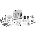 ETA Gratus Kuliner II Origin Küchenmaschine I Vollmetall I 12 Geschwindigkeiten I 6.7 l und 3.5 l Edelstahl Schüssel I 1700 W I Kneten, Mischen, Mixen, Schlagen, Reiben, Fleisch mahlen I LED-Display