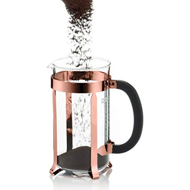 Bodum 1928-18 Chambord Kaffeebereiter, 1,0 L, 34 oz - Kupfer – Bild 3