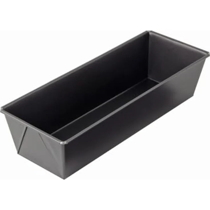Dr. Oetker Kastenform 30 cm, Königskuchenform mit Antihaftbeschichtung, hochwertige Form, eckige Kuchenform (Farbe: schwarz), Menge: 1 Stück – Bild 1