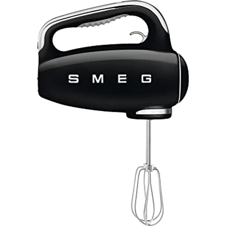 Smeg HMF01BLEU Handmixer im 50er Jahre, 250W, 9 Geschwindigkeiten, Kunststoff, schwarz – Bild 2