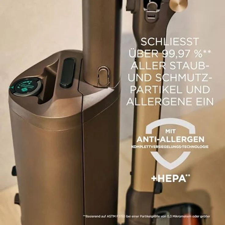 SHARK IA3246EUTBR PowerDetect Speed Luxe Collection, Clean & Empty Akku-Staubsauger mit selbstentleerender Ladestation, 350 Watt, bis zu 60 Minuten Laufzeit – Bild 4