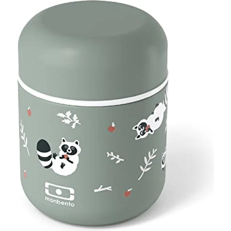 Monbento Kids Small Insulated Container MB Capsule Raccoon - Leakproof and Insulated - Small Lunch Box Keeps, Lunchbox – Bild 5