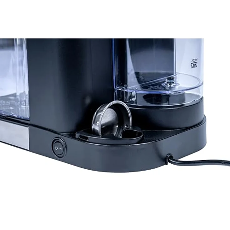 Tornado TCM-14125 Siebträger-Espressomaschine mit 15 Bar Pumpendruck, Edelstahl-Design und 1,2-Liter Wassertank – Bild 3