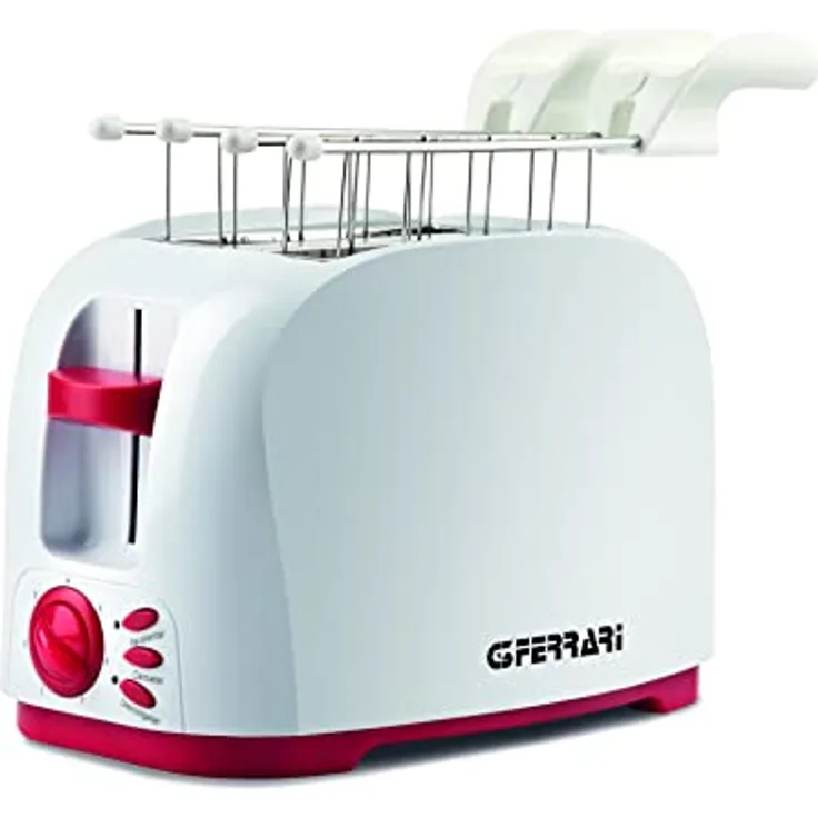 G3 Ferrari G10179 To-Stàr, 800 Watt, Edelstahlzange, 7 Kochstufen, weiß