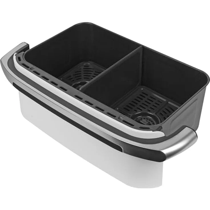 NINJA Heißluftfritteuse AF500EUWH Foodi FlexDrawer - 10,4 l Fassungsvermögen, Max Crisp Technologie, PTFE Antihaftbeschichtung, weiss – Bild 5