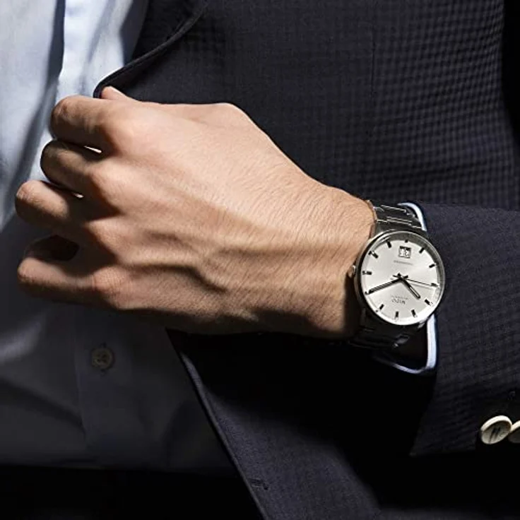 MIDO Herren-Armbanduhr Silber Gehäuse Automatik Analog M0216261103100 mit Saphirglas – Bild 5
