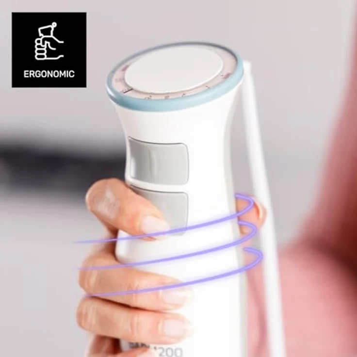 Taurus Stabmixer Handrührgerät BAPI 1200 PURE, 1200 W Leistung, Metallstäbe – Bild 7