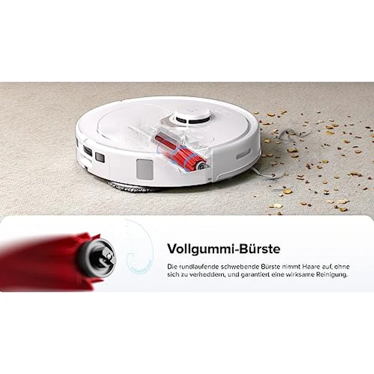 roborock Q Revo Saug- & Wischroboter mit Absaugstation (Saugleistung 5500Pa, 180min Akkulaufzeit, 350ml Staub- / 80ml Wassertank, 200 UpM rotierende Mop-Pads, App-/Sprachsteuerung) – Bild 5