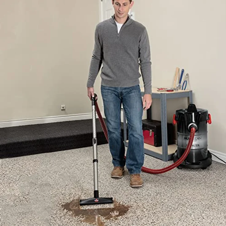 BISSELL 2026M MultiClean Mehrzwecksauger, Nass- & Trockensauger mit Gebläsefunktion, 1.500W, 7-teiliges Zubehör-Set, 23l – Bild 3