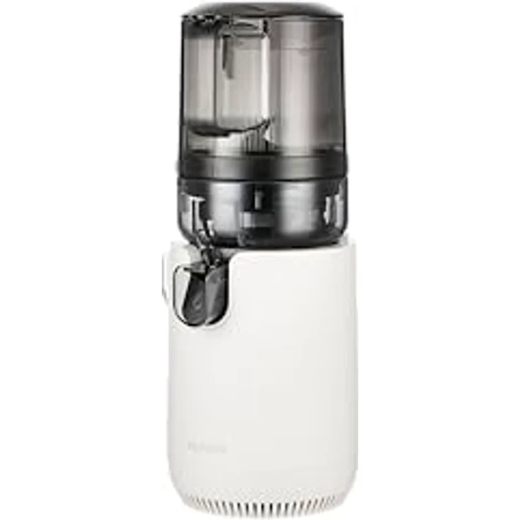 Hurom E50ST, Slow Juicer mit automatischer Zutatenzufuhr, schonender Entsaftungstechnologie, Farbe: Weiß – Bild 2