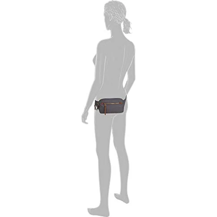 camel active Bari Gürteltasche, 18 cm grau, 100% Nylon, kompakte Umhängetasche – Bild 3