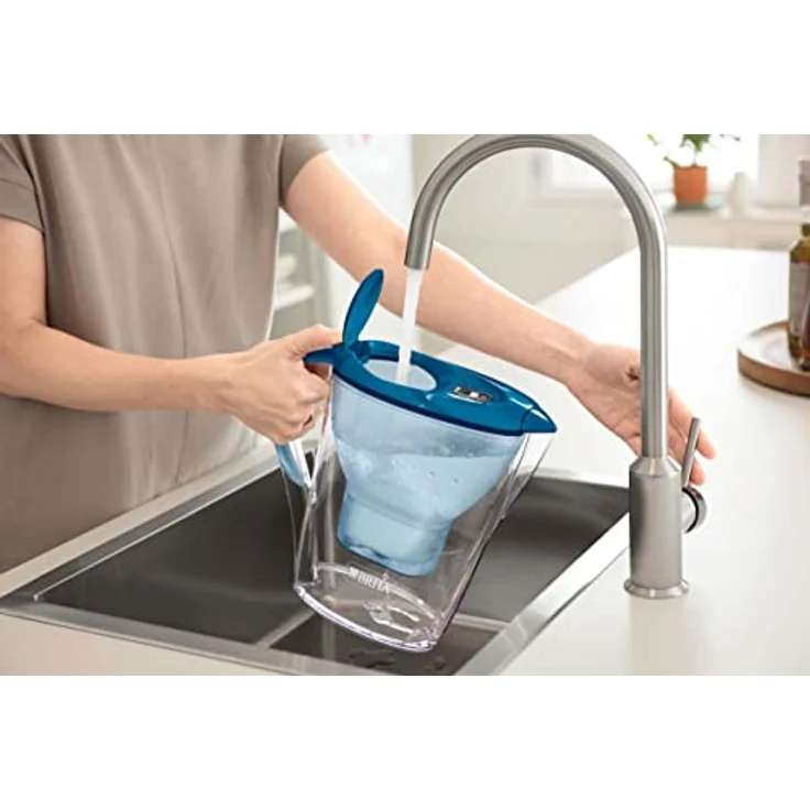 Brita Wasserfilter Marella graphitgrau inkl. 6 Maxtra+ Filterkartuschen, Filter Halbjahrespaket zur Reduzierung von Kalk, Chlor und geschmacksstörenden Stoffen im Wasser  – Bild 6
