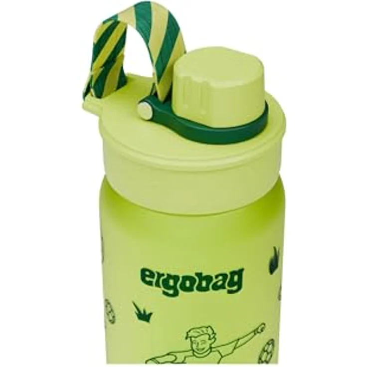 ergobag Trinkflasche, BPA-frei, 0,5 Liter, leicht zu öffnen und zu reinigen, geschmacks- und geruchsneutral – Bild 3