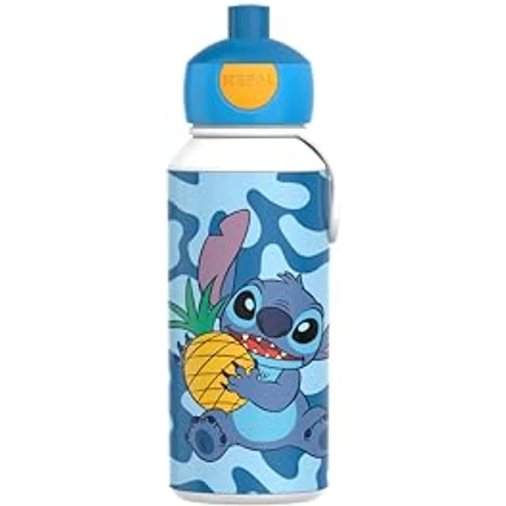 Mepal Campus Pop-Up Trinkflasche Stitch, auslaufsicher, 400 ml, spülmaschinengeeignet – Bild 1