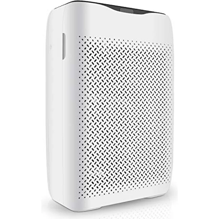 COOCHEER Luftreiniger mit Echtem HEPA-Filter und Kohlefilter, Luftreiniger für Haus mit Timer 1/2/4/8H, 3 Windgeschwindigkeiten, Standby-Modus, sehr leise