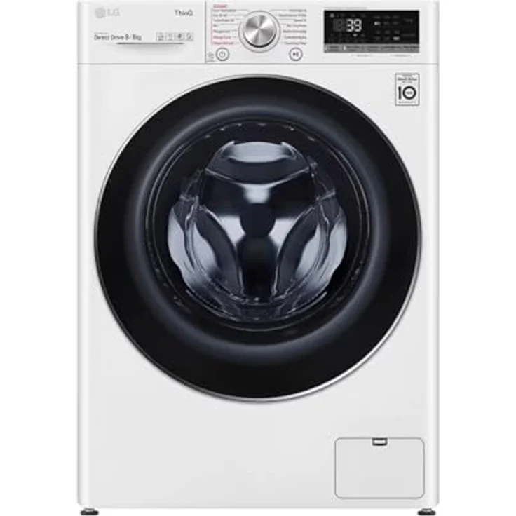 LG V7WD96H1A, Waschtrockner, Energieeffizienzklasse E, Standgerät, Breite 60 cm, Geräuschemissionsklasse A – Bild 2