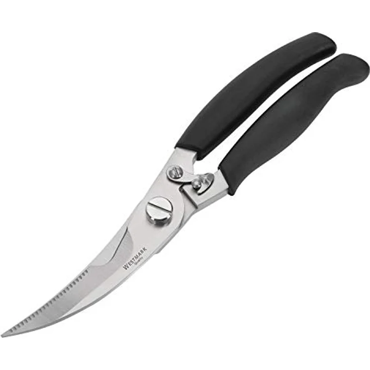 Westmark Geflügelschere mit Innenfeder, Schneidklingenlänge: 6 cm, Rostfreier Edelstahl-Kunststoff, Silber-Schwarz, 13722280 – Bild 2