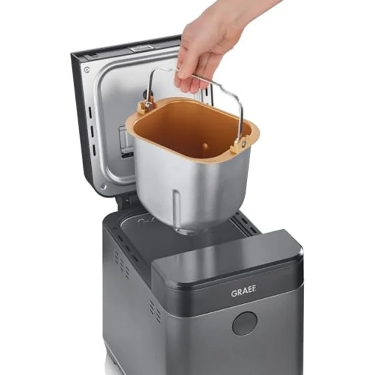Graef Brotbackautomat BA806EU Eisenglimmergrau, 29 Programme, Timerfunktion – Bild 2