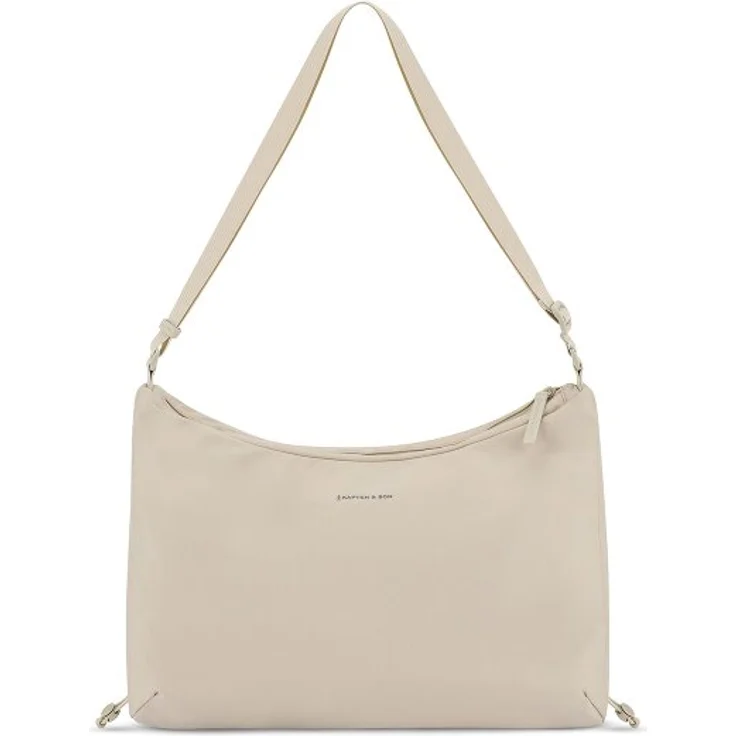 Kapten & Son Skara Umhängetasche, 46 cm mit Laptopfach, gelb, 100% PET, sandstone
