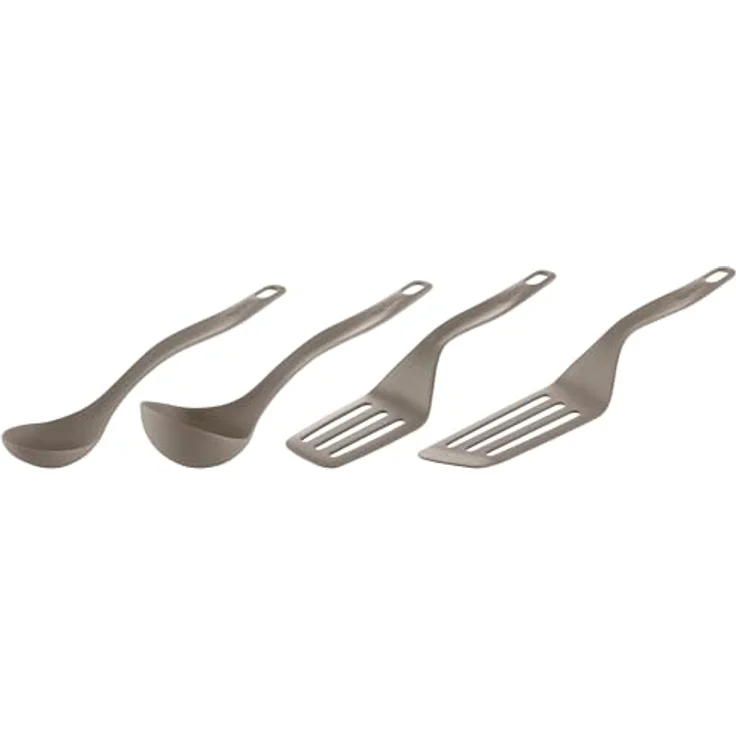 Tefal Küchenhelfer-Set 4-teilig, Grillzubehör aus 90% recyceltem Kunststoff, hitzebeständig bis 220 °C