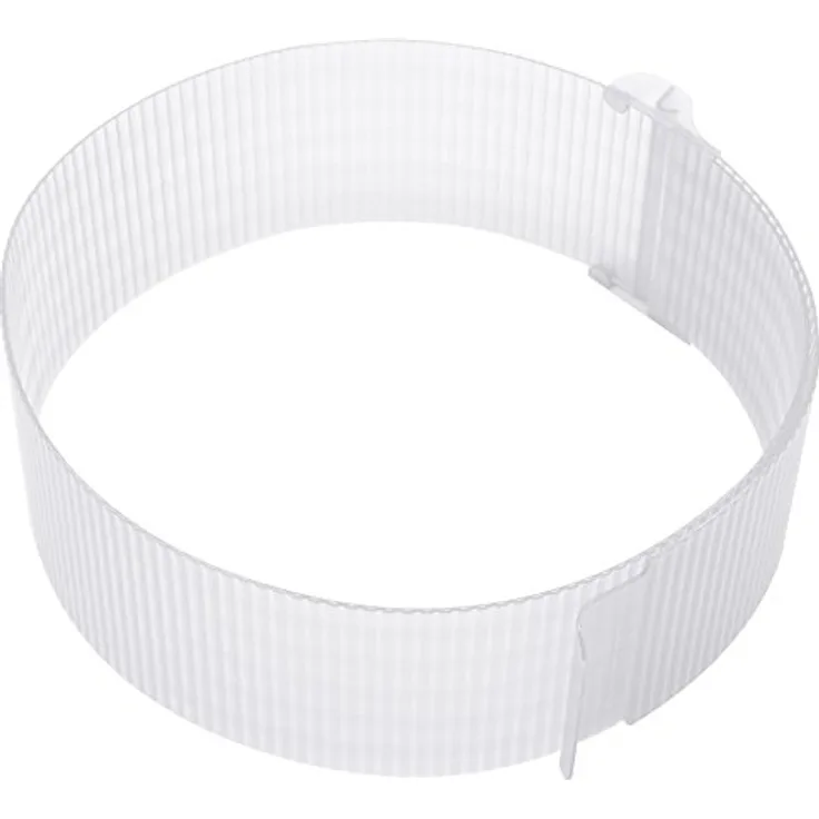 Zenker Tortenring Patisserie, flexibler Profi-Torten-Ring von Ø 15 - Ø 30 cm, verstellbarer Ring für ideale Schicht-Torten, Kuchenring einfach schließen und Öffnen, Menge: 1 Stück, Farbe: transparent