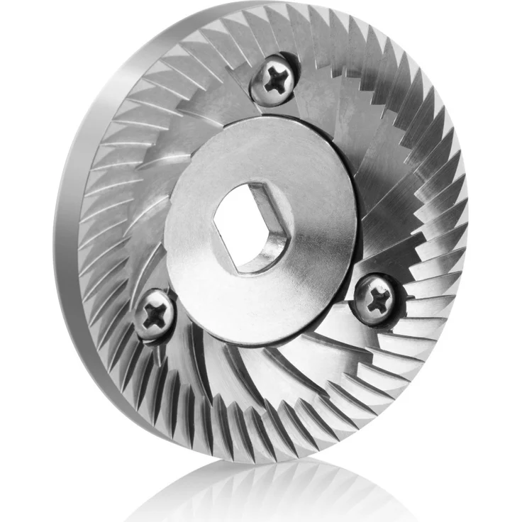 ETA Kaffemühle ETA002899030, Zubehör für ETA Küchenmaschinen, Edelstahl-Mahlwerk, robustes Kunststoffgehäuse in Weiß