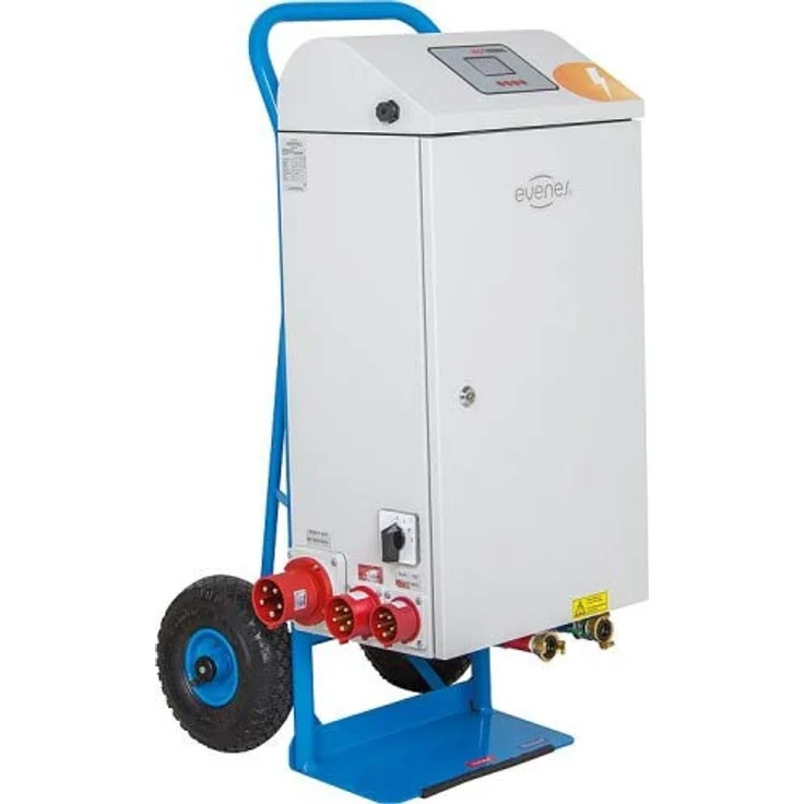 evenes Elektrische Mobile Heizzentrale Typ 36 kW, Notheizung mit digitaler Regelung und 36 kW Leistung – Bild 1