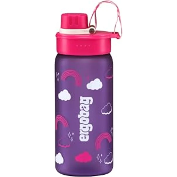 ergobag Trinkflasche, BPA-frei, 0,5 Liter, leicht zu reinigen, geruchs- und geschmacksneutral – Bild 1