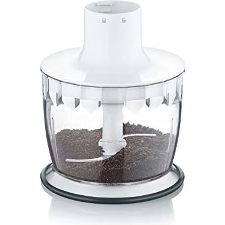 Graef HB501EU Stabmixer, 800W, 5 Geschwindigkeiten und Turbo-Funktion, Kunststoff, weiß, silber – Bild 3