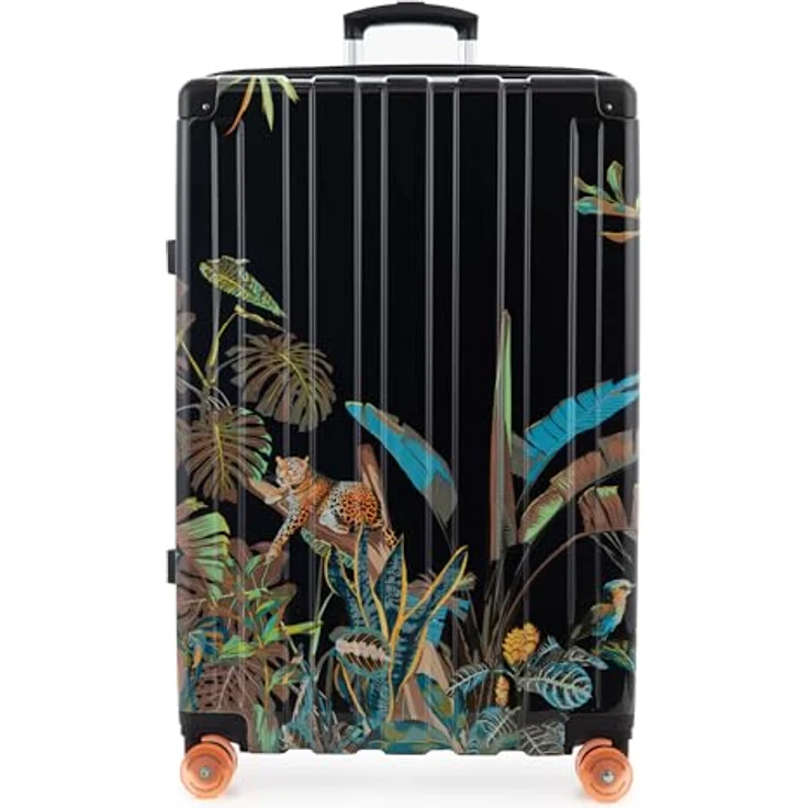 Hauptstadtkoffer Q-Damm, Großer Hartschalenkoffer 78cm, 133 Liter, TSA, 4 Rollen, Volumenerweiterung, Design Leopard – Bild 2
