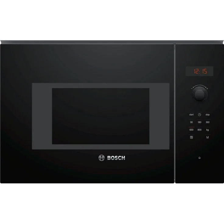 BOSCH Mikrowelle BFL523MB1F, Mikrowelle, 20 l, Garraum Edelstahl, Reinigungsunterstützung