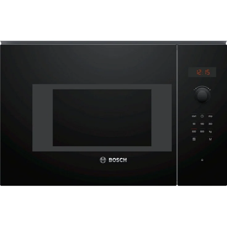 BOSCH Mikrowelle BFL523MB1F, Mikrowelle, 20 l, Garraum Edelstahl, Reinigungsunterstützung – Bild 1