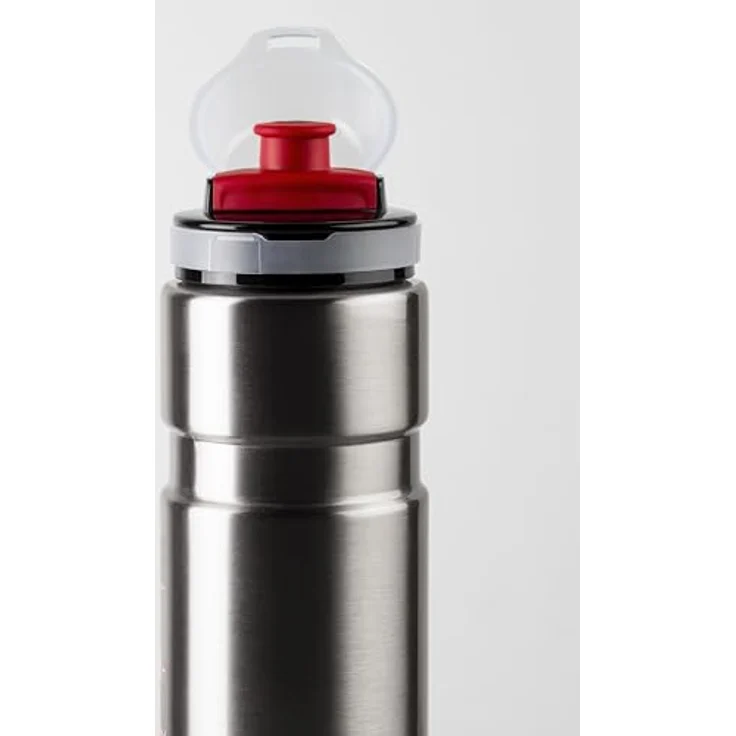 Elite Syssa Race Trinkflasche, 750ml, silber glanz, Edelstahl – Bild 5