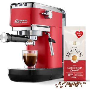 Bild für Tchibo Siebträger Espressomaschine Lapressa (Rot)