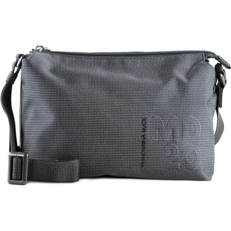 Mandarina Duck MD20 Pochette QMT32, Legere Beuteltasche aus robustem Polyester, Grau, für Damen