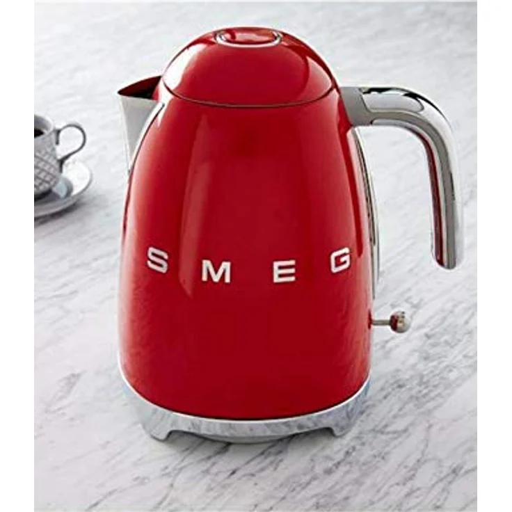 Smeg KLF03RDEU Edelstahl-Wasserkocher, 2400W, 1,7L Volumen, rot – Bild 3