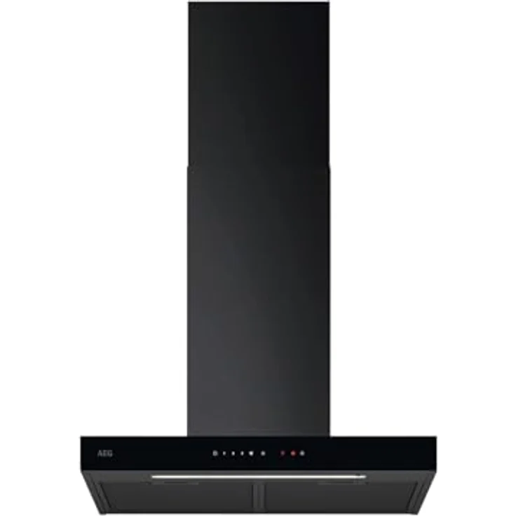 AEG NDB6761HB, Wandhaube 60 cm, Schwarz, mit Hob²Hood und Fettfilter Plus, 730 m³/h Abluftleistung