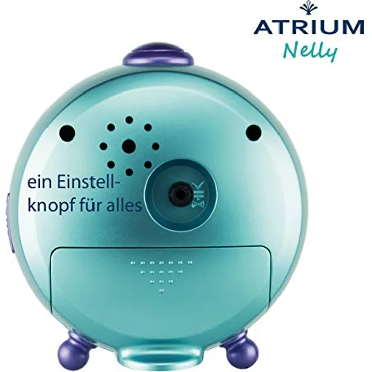 Atrium Quarzwecker A932-13, Kinderwecker in Metallic-Mint und -Lila mit Snoozefunktion und großem Ziffernblatt – Bild 4