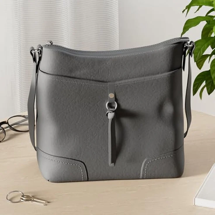 Tom Tailor Imeri Umhängetasche, 23 cm x 10 cm x 26 cm, schwarz, 100% Polyurethan – Bild 2