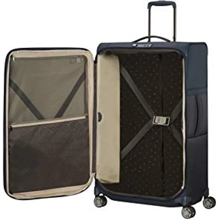 Samsonite Airea - Spinner S (Länge: 35 cm) Erweiterbar Handgepäck, 55 cm, 38/43.5 L, Blau (Dark Blue) – Bild 3