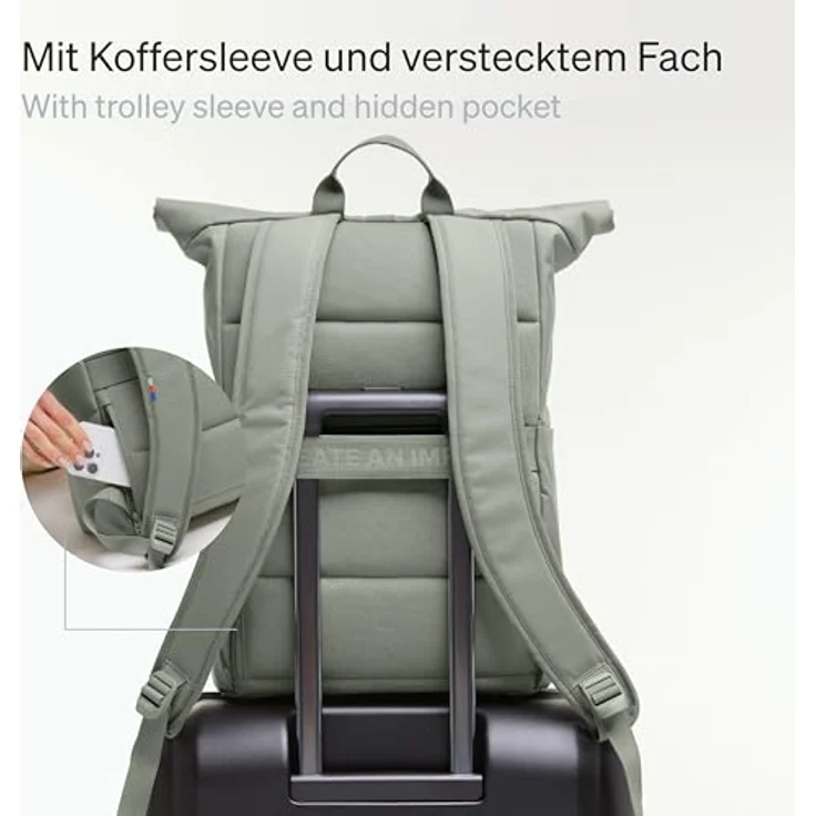 Got Bag Freizeitrucksack Rolltop Easy, 30 cm breit, 15 cm tief, Farbe Bass – Bild 3