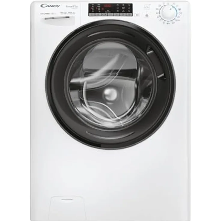 Candy Smart Pro CSOW44644TWMB6-S Waschtrockner Freistehend 6 kg Waschen, 4 kg Trocknen, 1400 U/min, Weiß, Frontlader mit Touchsteuerung